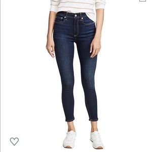 Rag & Bone “Nina” dark denim jeans